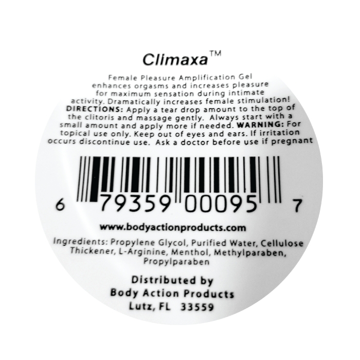 CLIMAXA STIMULATING GEL 0.5 OZ JAR