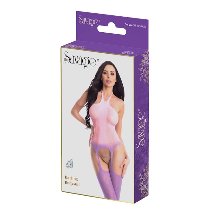 DARLING BODYSUIT - PINK / PURPLE
