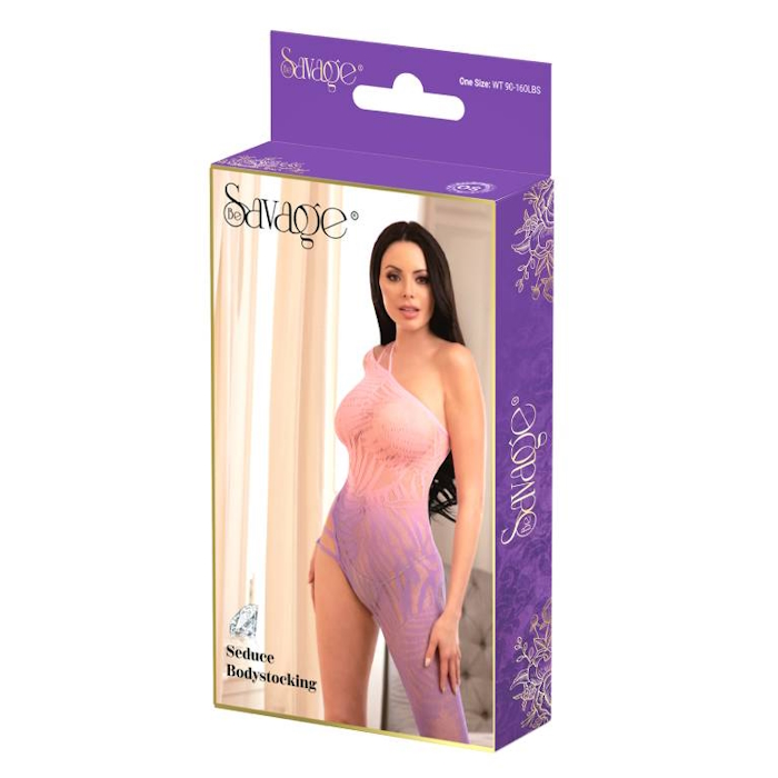 SEDUCE BODYSTOCKING - PINK / PURPLE