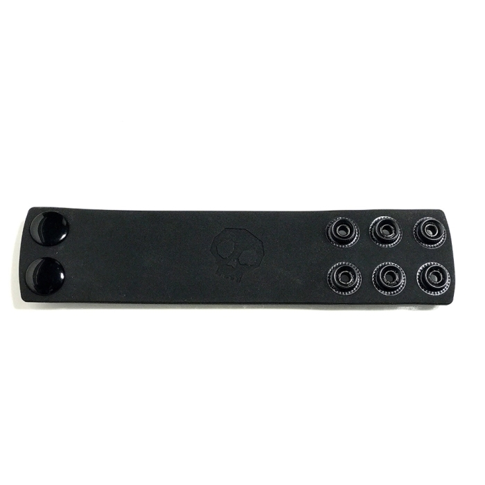 BONEYARD SILICONE BALL STRAP 1.5IN BLACK STRETCHER