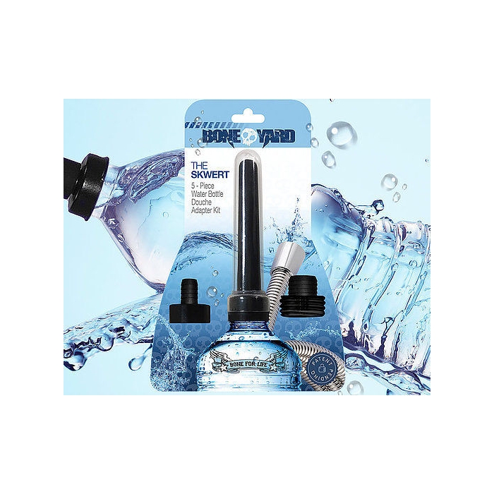 THE SKWERT 5 PIECE WATER BOTTLE DOUCHE ADAPTER KIT THE SKWERT 5 PIECE WATER BOTTLE DOUCHE ADAPTER KIT