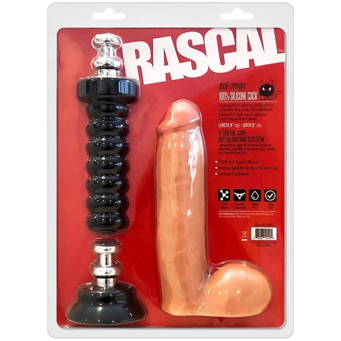 JOCKS - JOHNNY HAZZARD DILDO 8"