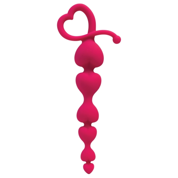 GOSSIP HEARTS ON A STRING - MAGENTA