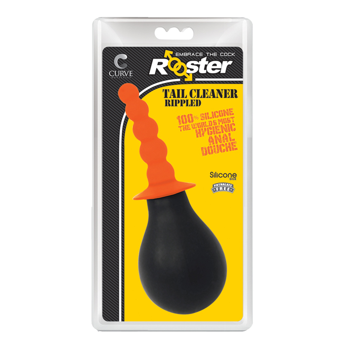 ROOSTER TAIL CLEANER RIPPLED - ORANGE ROOSTER TAIL CLEANER RIPPLED - ORANGE