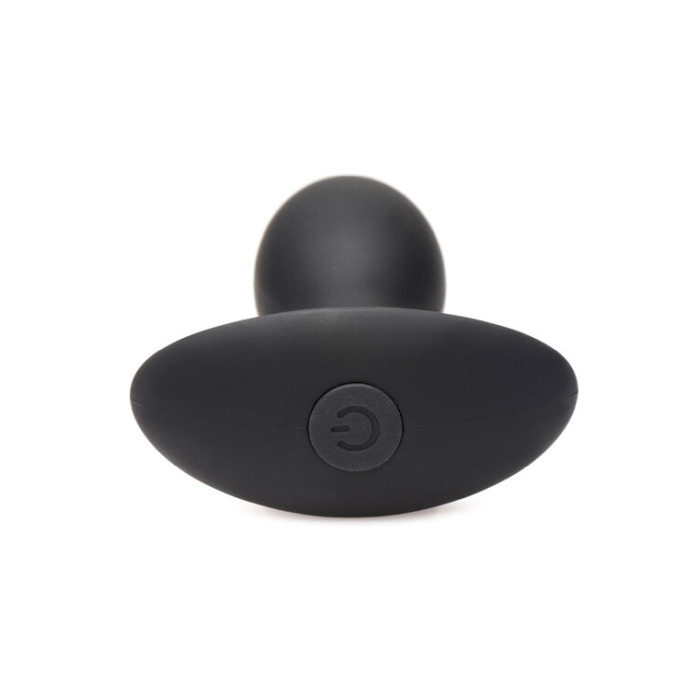 ROOSTER RUMBLER VIBRATING SILICONE ANAL PLUG - MEDIUM
