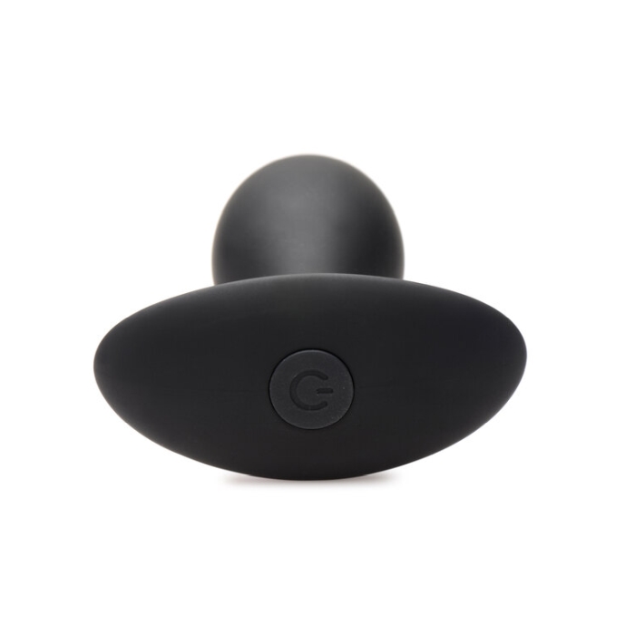 ROOSTER RUMBLER VIBRATING SILICONE ANAL PLUG - LARGE