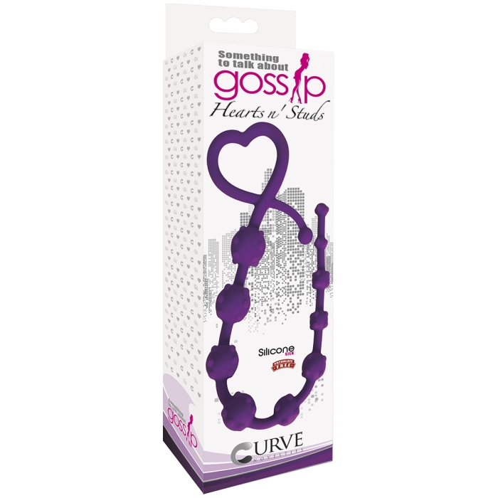 GOSSIP - HEARTS N' STUDS - VIOLET GOSSIP - HEARTS N' STUDS - VIOLET