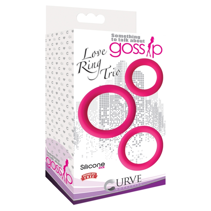 GOSSIP - LOVE RING TRIO - MAGENTA GOSSIP - LOVE RING TRIO - MAGENTA