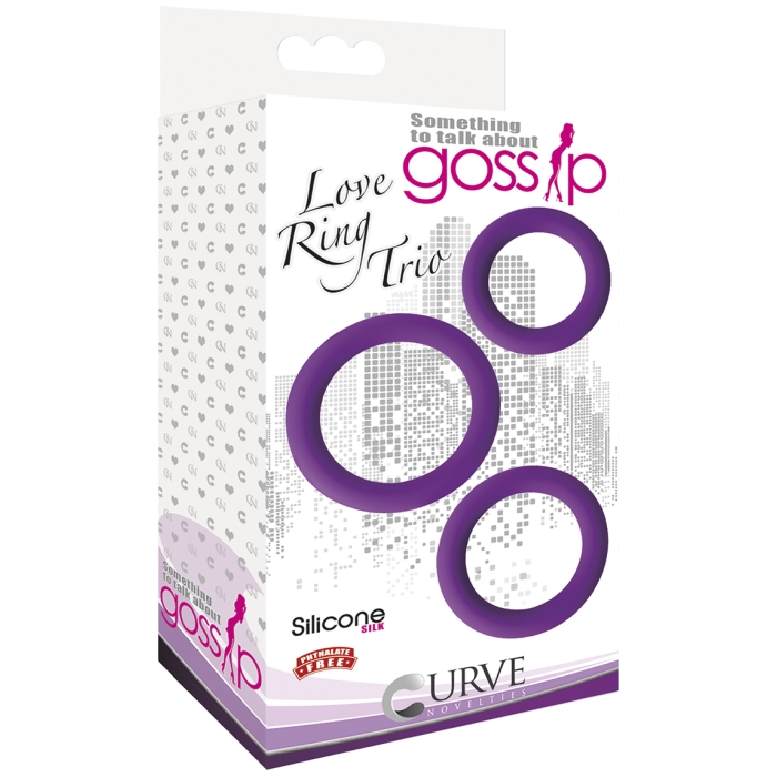 GOSSIP - LOVE RING TRIO - VIOLET GOSSIP - LOVE RING TRIO - VIOLET