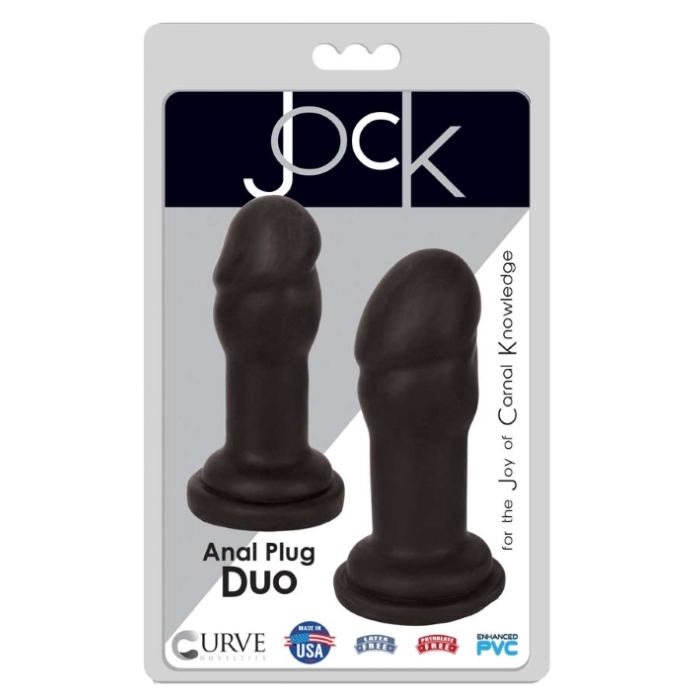 ANAL PLUG DUO - MIDNIGHT ANAL PLUG DUO - MIDNIGHT