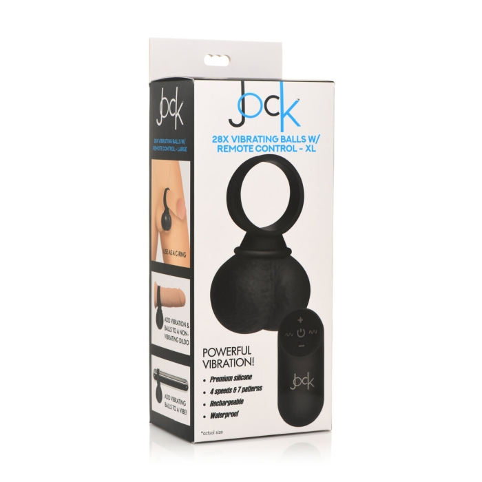 JOCK 28X VIBRATING SILICONE BALLS X LARGE JOCK 28X VIBRATING SILICONE BALLS X LARGE