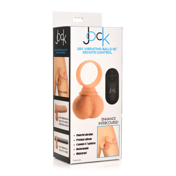 JOCK 28X VIBRATING SILICONE BALLS LARGE JOCK 28X VIBRATING SILICONE BALLS LARGE