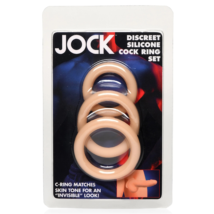COCK RING LIGHT JOCK DISCREET SILICONE SET COCK RING LIGHT JOCK DISCREET SILICONE SET