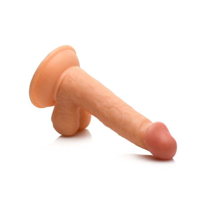 DILDO W/ BALLS LIGHT 6.75" JOCKS FOOTBALL PLAYER FRANK