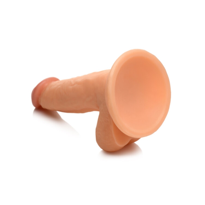 DILDO W/ BALLS LIGHT 6.75" JOCKS FOOTBALL PLAYER FRANK