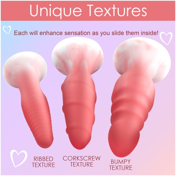 ANAL PLUG BLUE SIMPLY SWEET SILICONE SET