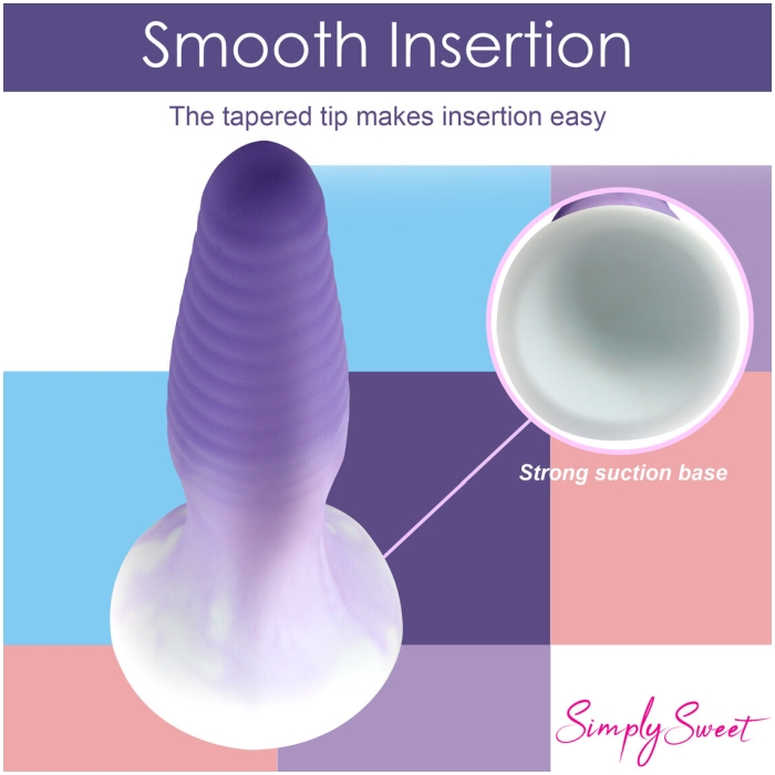 ANAL PLUG PURPLE SIMPLY SWEET SILICONE SET