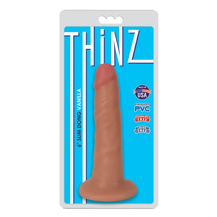 THINZ 6IN SLIM DONG - VANILLA THINZ 6IN SLIM DONG - VANILLA