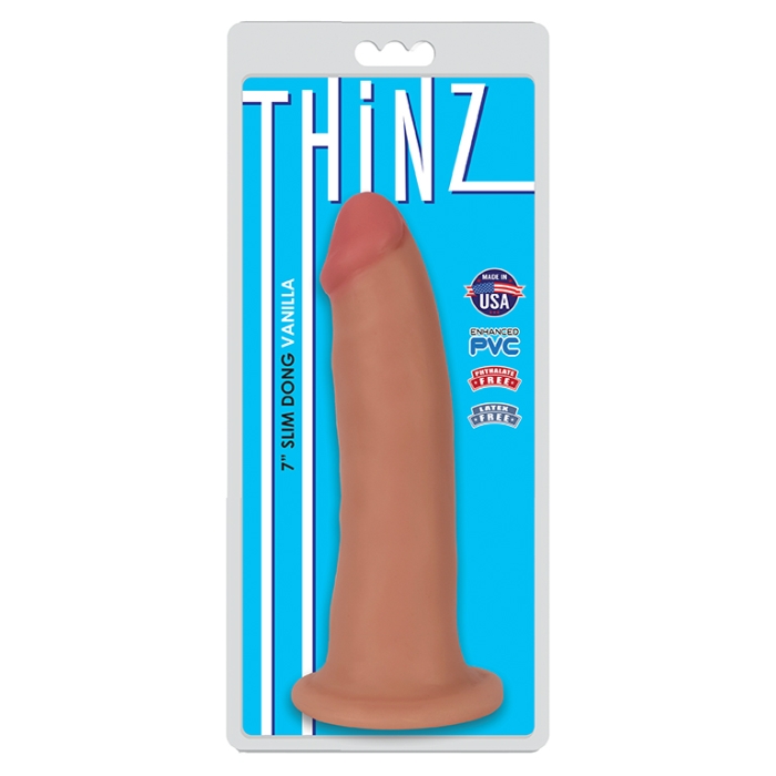 THINZ 7IN SLIM DONG - VANILLA THINZ 7IN SLIM DONG - VANILLA