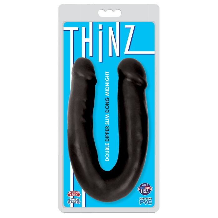 THINZ DOUBLE DIPPER SLIM DOUBLE DONG - MIDNIGHT THINZ DOUBLE DIPPER SLIM DOUBLE DONG - MIDNIGHT