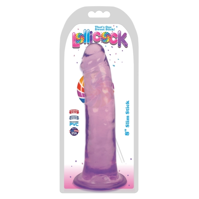 8IN SLIM STICK - GRAPE ICE 8IN SLIM STICK - GRAPE ICE