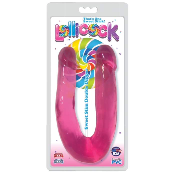 LOLLICOCK SWEET SLIM DOUBLE DIPPER - CHERRY ICE LOLLICOCK SWEET SLIM DOUBLE DIPPER - CHERRY ICE