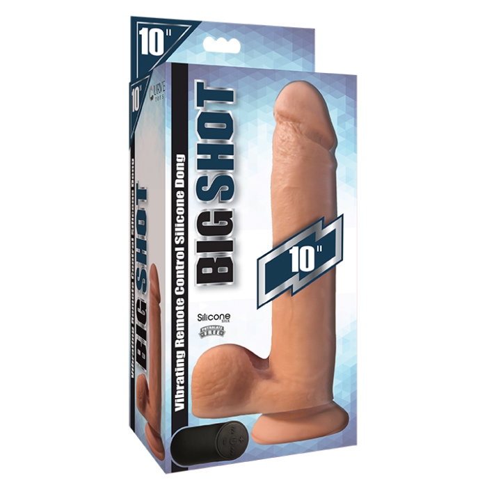 BIG SHOT 10" WITH BALLS SILICONE BIG SHOT 10" WITH BALLS SILICONE