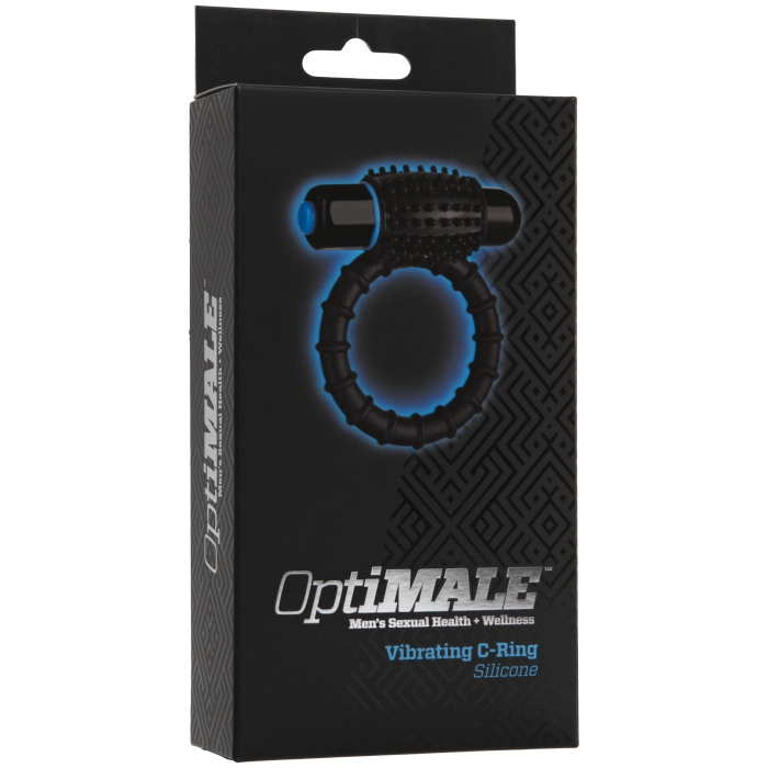 OPTIMALE - VIBRATING C-RING SILICONE - BLACK OPTIMALE - VIBRATING C-RING SILICONE - BLACK