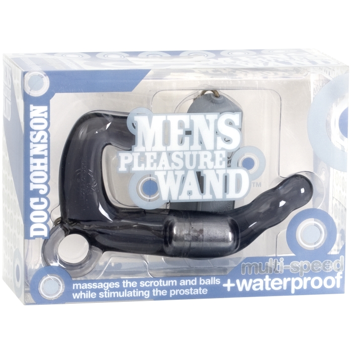 MEN'S PLEASURE WAND CHARCOAL WP MULTI-SPEED MEN'S PLEASURE WAND CHARCOAL WP MULTI-SPEED