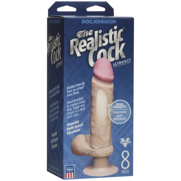 ULTRA REALISTIC VIBRATING COCK 8 ULTRA REALISTIC VIBRATING COCK 8