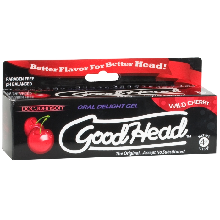 GOODHEAD - ORAL DELIGHT GEL - 4 OZ TUBE - WILD CHERRY GOODHEAD - ORAL DELIGHT GEL - 4 OZ TUBE - WILD CHERRY