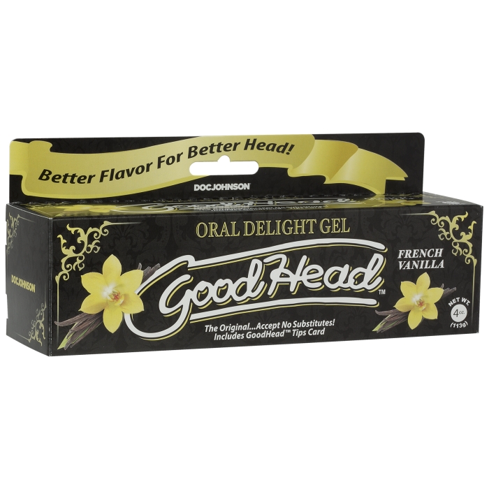 GOODHEAD ORAL DELIGHT GEL 4OZ - FRENCH VANILLA GOODHEAD ORAL DELIGHT GEL 4OZ - FRENCH VANILLA
