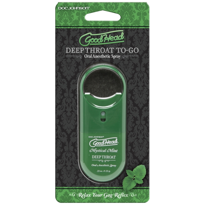 GOODHEAD TO-GO DEEP THROAT SPRAY - MINT GOODHEAD TO-GO DEEP THROAT SPRAY - MINT