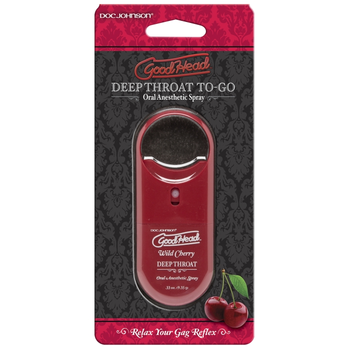 GOODHEAD TO-GO DEEP THROAT SPRAY - CHERRY GOODHEAD TO-GO DEEP THROAT SPRAY - CHERRY