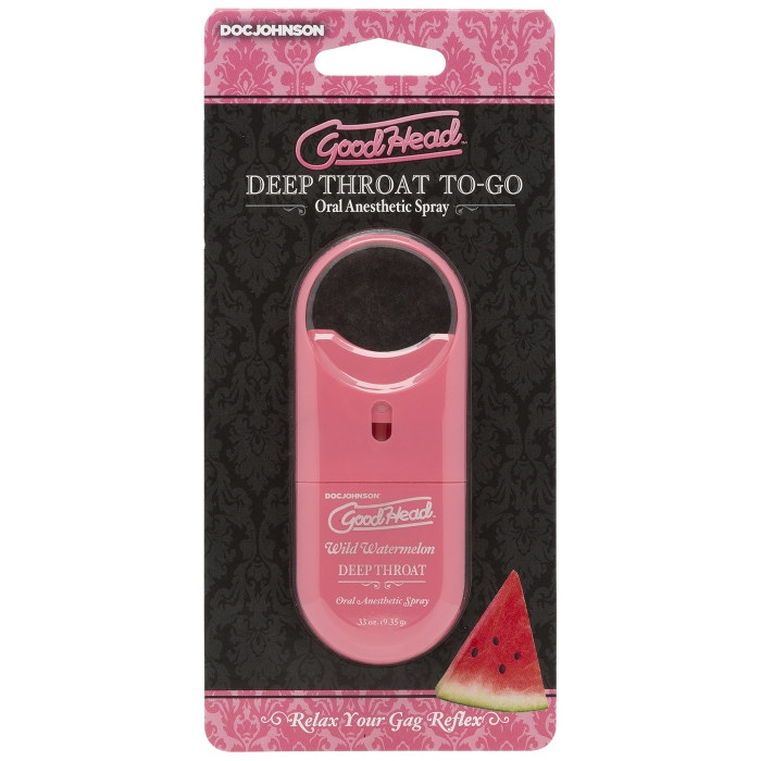 GOODHEAD TO-GO DEEP THROAT SPRAY - WATERMELON GOODHEAD TO-GO DEEP THROAT SPRAY - WATERMELON
