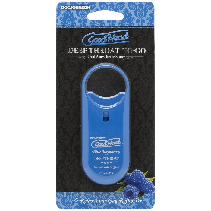 GOODHEAD TO-GO DEEP THROAT SPRAY - BLUE RASPBERRY GOODHEAD TO-GO DEEP THROAT SPRAY - BLUE RASPBERRY