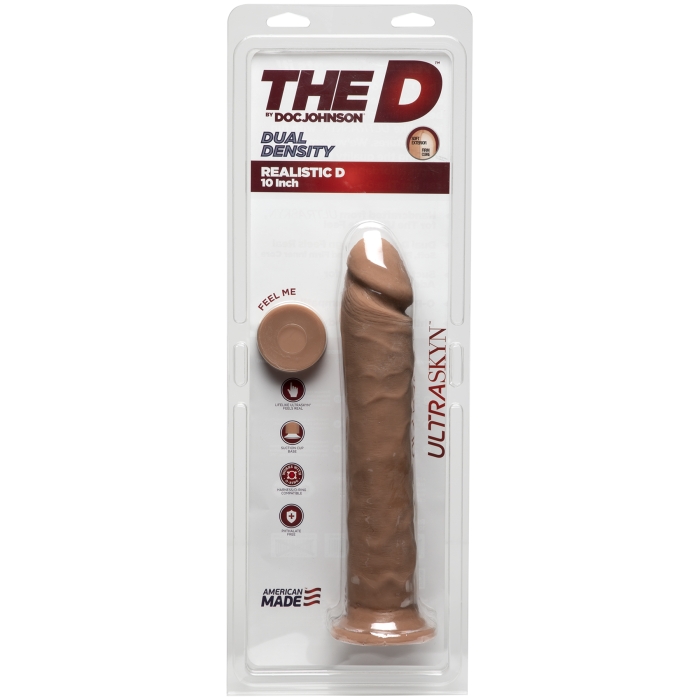 THE D REALISTIC D 10" - ULTRASKYN - CARAMEL THE D REALISTIC D 10" - ULTRASKYN - CARAMEL