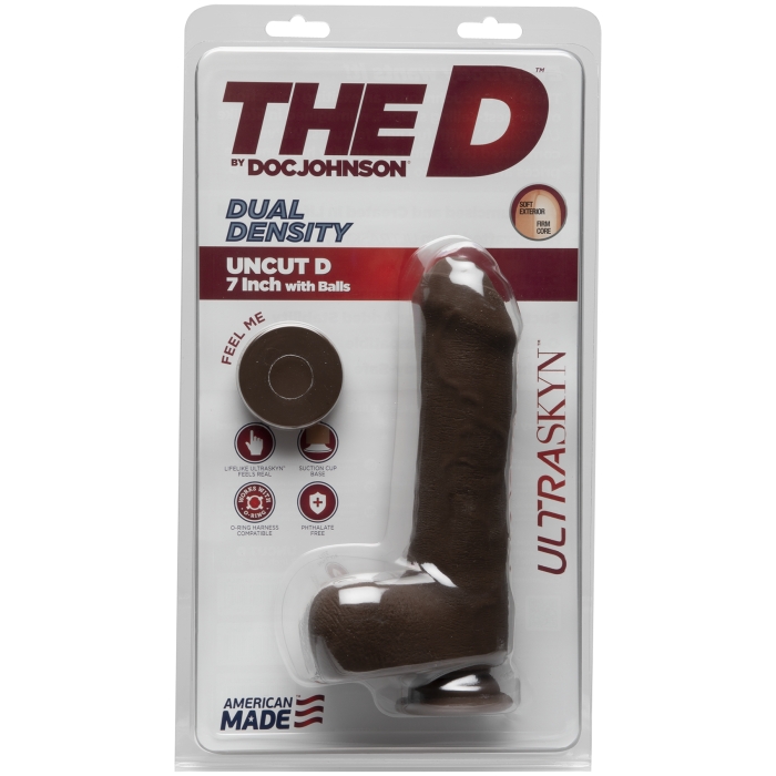 THE D UNCUT D 7" W/ BALLS - ULTRASKYN - CHOCOLATE THE D UNCUT D 7" W/ BALLS - ULTRASKYN - CHOCOLATE