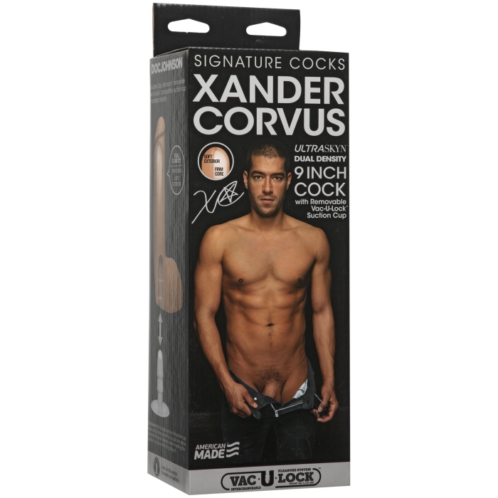 XANDER CORVUS 9IN ULTRASKYN COCK W/RMVBLE VACULOCK SUCTION CUP XANDER CORVUS 9IN ULTRASKYN COCK W/RMVBLE VACULOCK SUCTION CUP