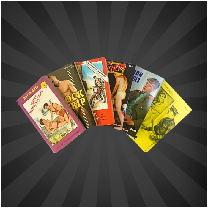 GAY RETRO BOOKS - 50 PCS MIX BOX GAY RETRO BOOKS - 50 PCS MIX BOX