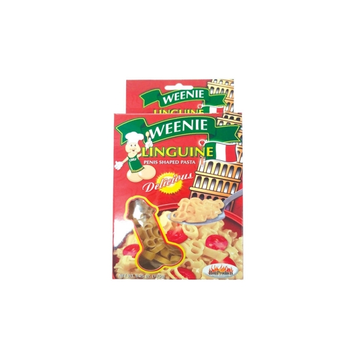WEENIE LINGUINE- PENIS SHAPED PASTA 6.25 OZ WEENIE LINGUINE- PENIS SHAPED PASTA 6.25 OZ
