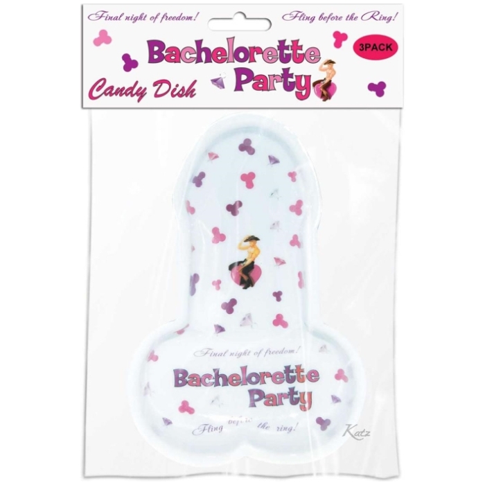 BACHELORETTE PARTY - PECKER DICK CANDY TRAY / 3 PACK BACHELORETTE PARTY - PECKER DICK CANDY TRAY / 3 PACK