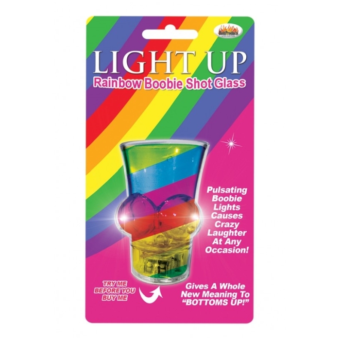 RAINBOW BOOBIE SHOT GLASS RAINBOW BOOBIE SHOT GLASS