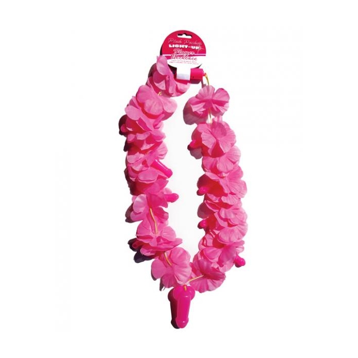 PINK LIGHT UP FLOWER PECKER NECKLACE PINK LIGHT UP FLOWER PECKER NECKLACE