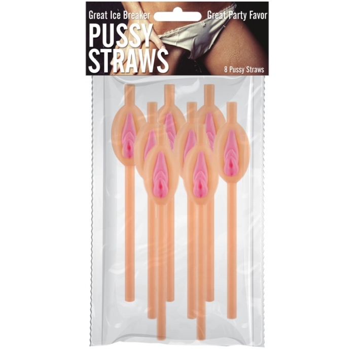 PUSSY STRAWS-8PCS/PACK PUSSY STRAWS-8PCS/PACK
