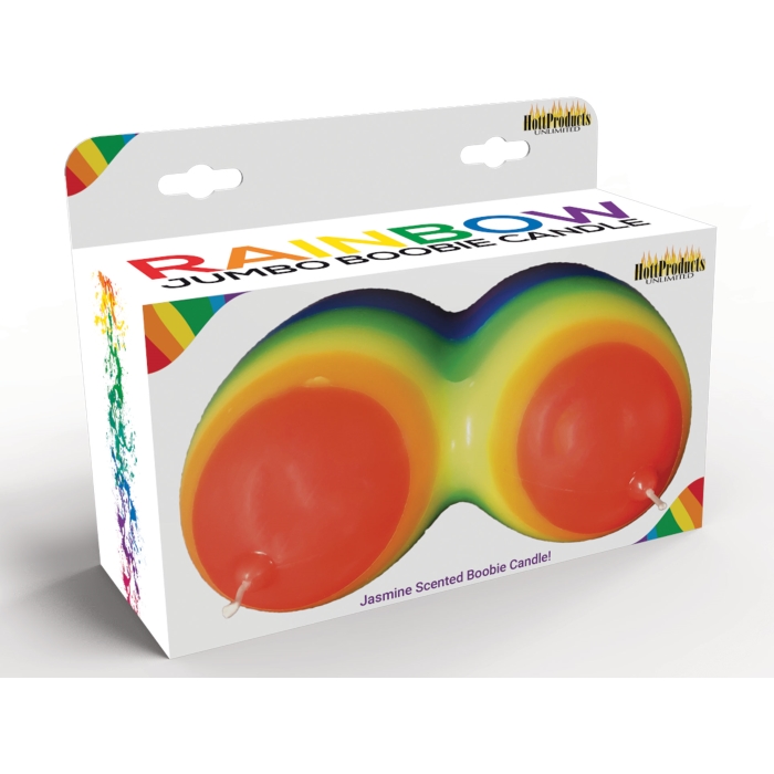 JUMBO BOOBIE RAINBOW CANDLE JUMBO BOOBIE RAINBOW CANDLE