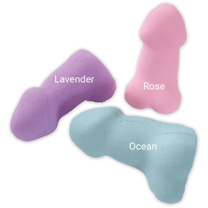 PECKER BATH BOMB - 3PK JASMINE SCENTED