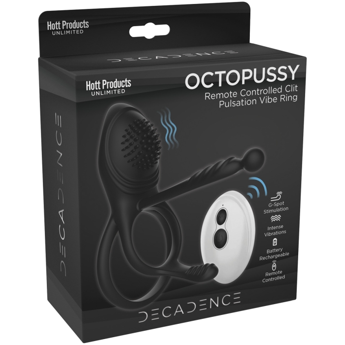 DECADENCE- OCTOPUSSY COCK RING DECADENCE- OCTOPUSSY COCK RING