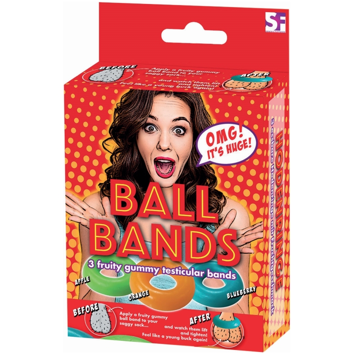 BALLS BANDS 3 GUMMY TESTICULAR BANDS BALLS BANDS 3 GUMMY TESTICULAR BANDS