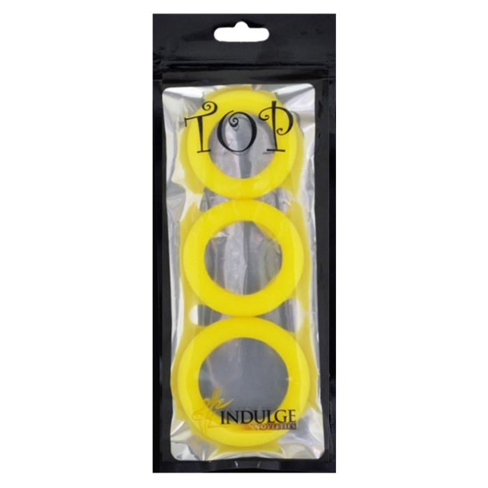 TOP SILICONE C RINGS - NEON YELLOW (3-PACK) TOP SILICONE C RINGS - NEON YELLOW (3-PACK)